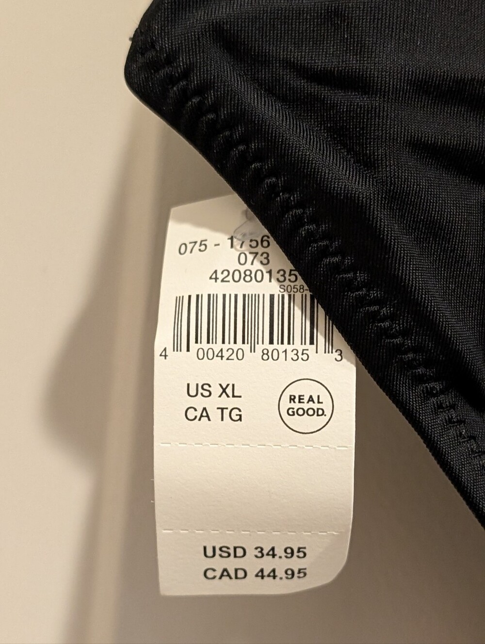 NWT Aerie XL Black High-Rise Crossover Bikini Bottoms - Picture 2 of 4